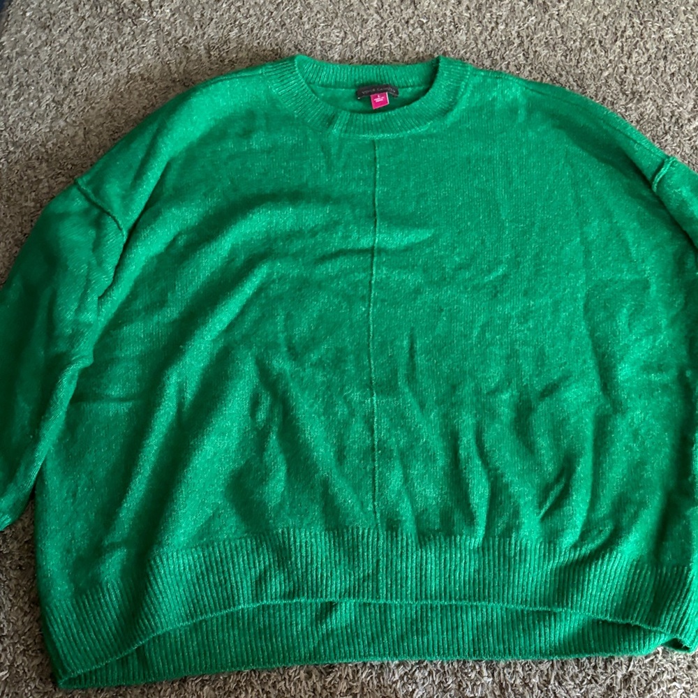 Vince Camuto Bright Green Crewneck Sweater
